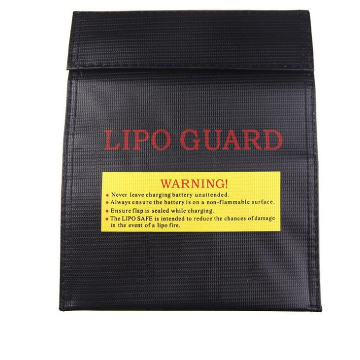Large Flame-Retardant Fireproof Bag for Lithium Battery Charging Protection, 230x300mm