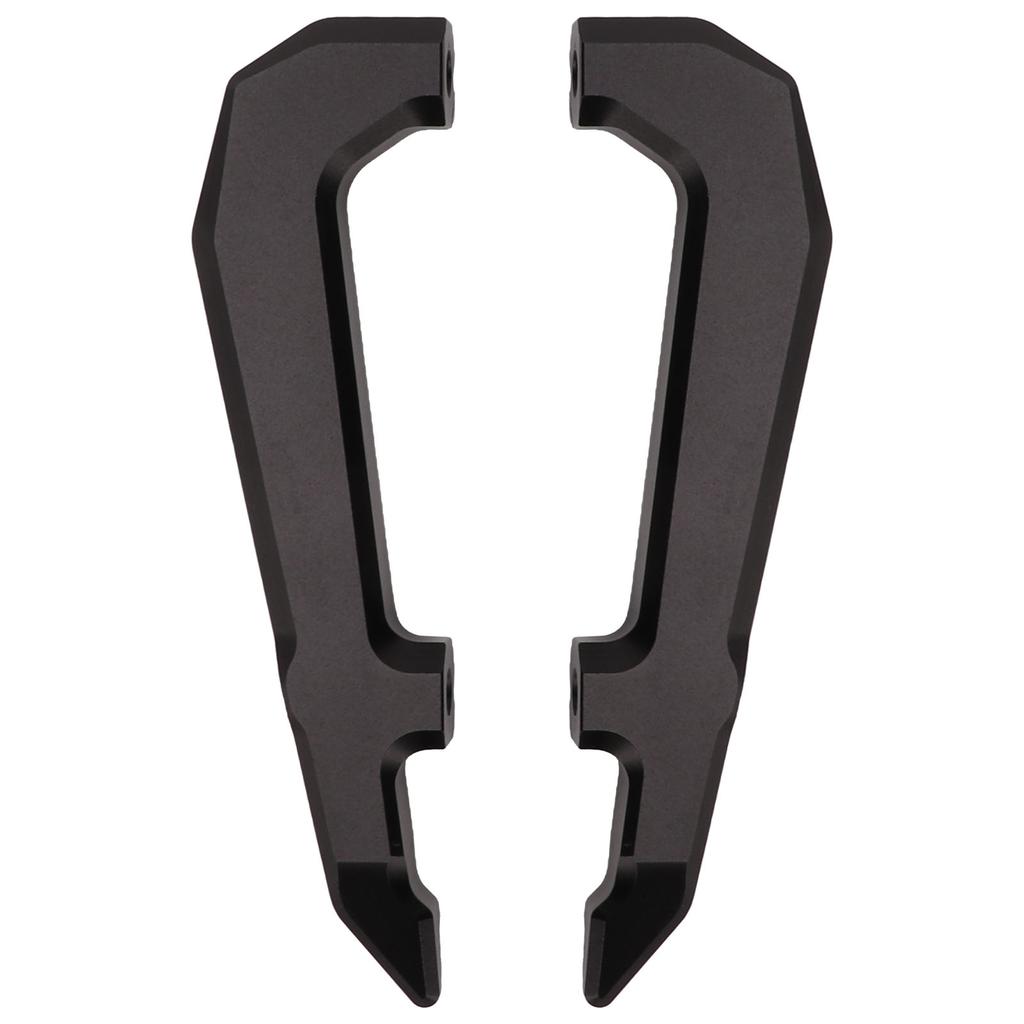 Pair Motorcycle Rear Passenger Seat Handle Bar Aluminium Alloy Replacement for MSX125 GROM Black