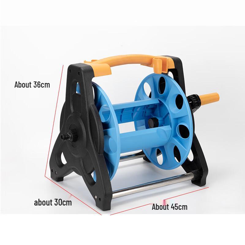 Portable High-Pressure Car Wash Hose Reel Cart