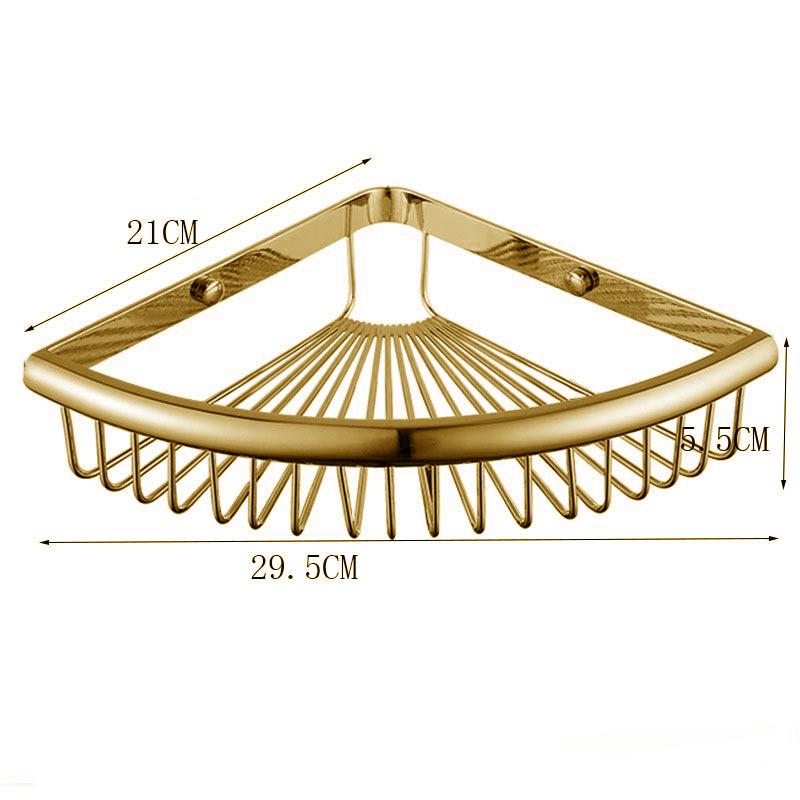 Europäisches Gold Ganzkupfer Badezimmer Handtuchhalter & Zubehörset