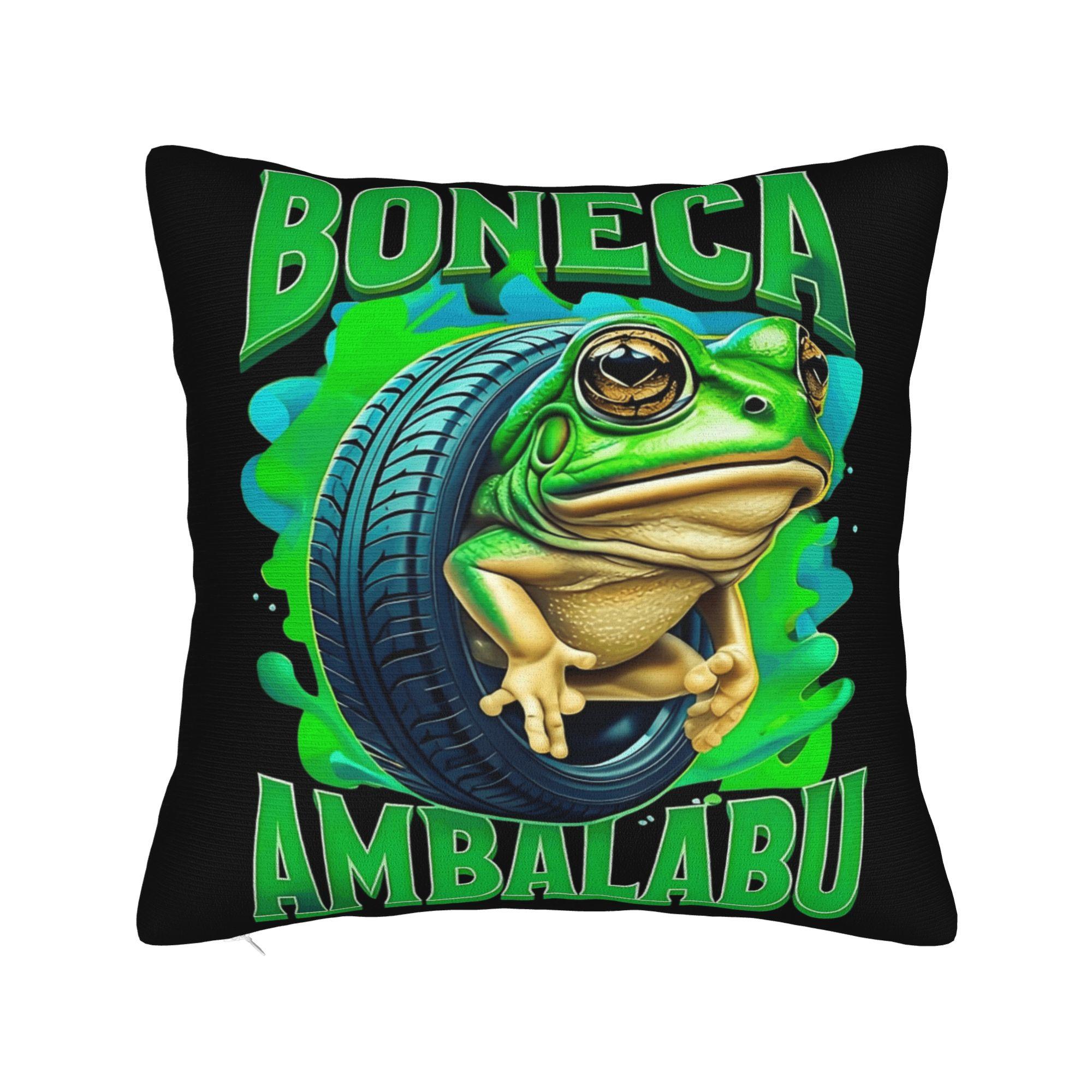 

Pillow Case Italian Brainrot Characters Artwork Square Pillow Cover For Couch Sofa Bedroom Kawaii Pillowcases 12x12Inch