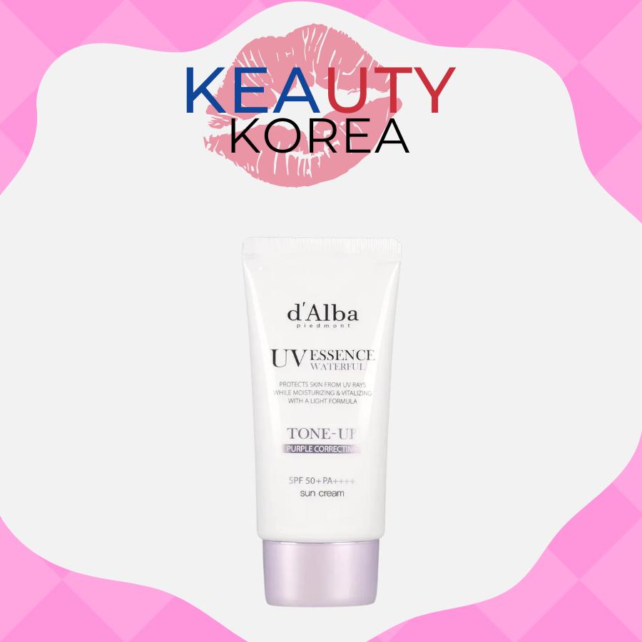 d'Alba UV Essence Waterfull+ Tone Up Purple Correcting Sun Cream 50ml