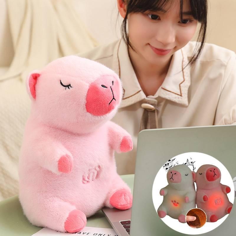 Cute And Adorable New Breathable Bear Capybara Plush Toy With Music For Kids