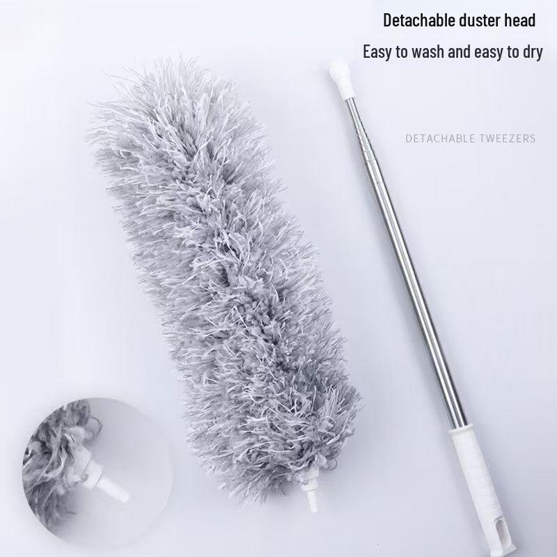 Telescopic Feather Duster for Household Ceiling Dust Cleaning