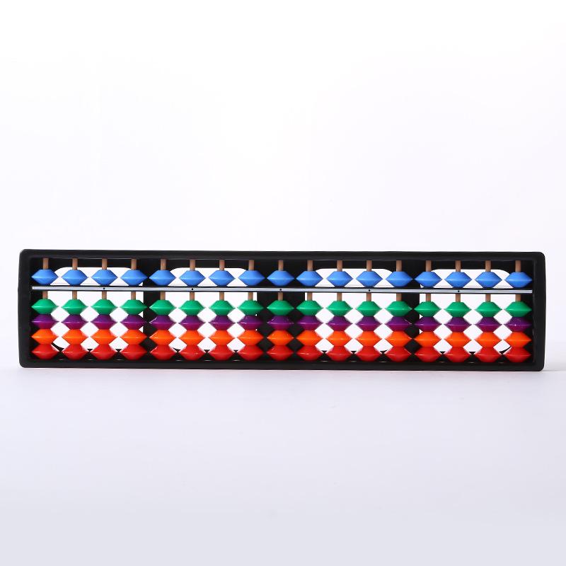 1Pcs Portable Chinese 13/17 Digits Column Abacus Arithmetic Soroban Calculating Counting Math Learning Tool For Children