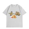 Unisexs Printed Shortsleeved 100 Cotton Shortsleeved Potato Pattern Highquality Casual Fashion Streetwear Tshirt