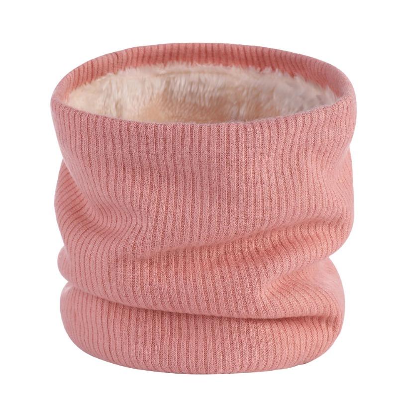 New winter warm scarf outdoor sports outer neck cover couple solid color velvet cover