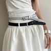 Koreanischer Stil Rockgürtel Retro Jeansgürtel Lässiger Gewebter Gürtel für Damen
