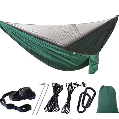 Upgraded Mosquito Net Can Be Opened with Automatic Quick-open Anti-mosquito Hammock Outdoor Double Parachute Mosquito Net Hammock