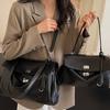 Portable Platinum Bag Women's New Trendy Niche Armpit Bag High-end Large-capacity Commuter Bag