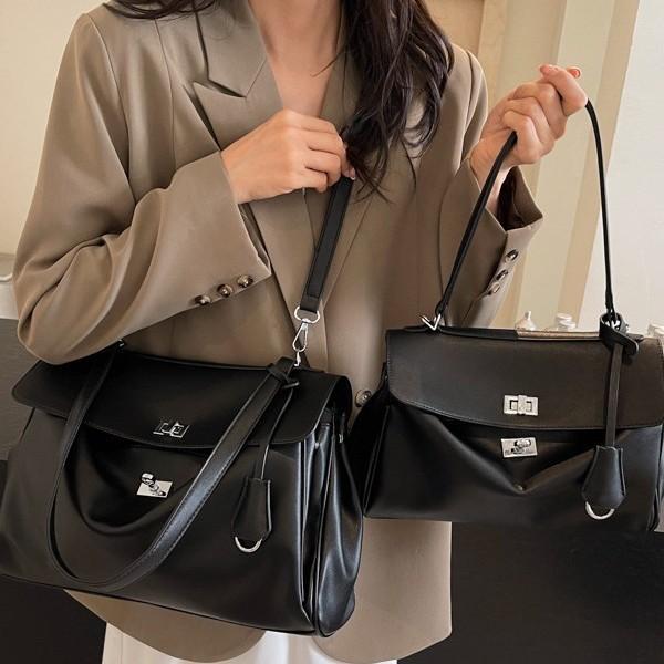 Portable Platinum Bag Women's New Trendy Niche Armpit Bag High-end Large-capacity Commuter Bag