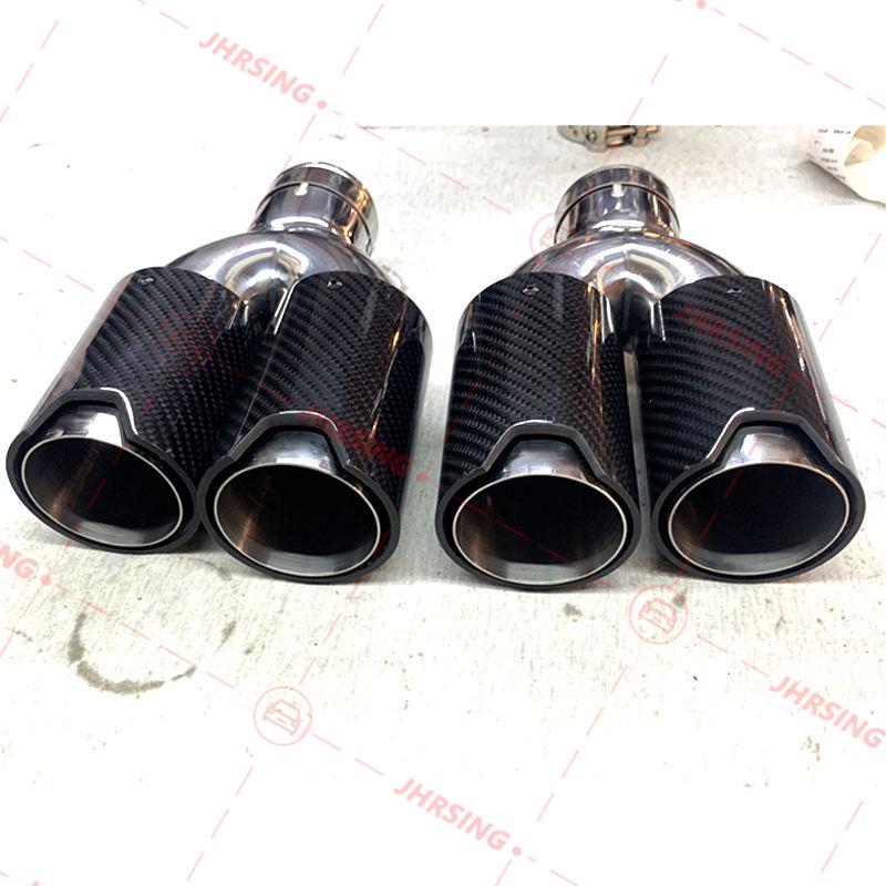 M-Style Dual-Outlet Carbon Fiber Exhaust Tailpipe for BMW