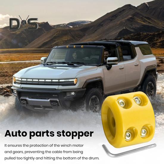 Winch Cable Hook Stopper Universal Compatibility Easy Installation Reliable Shock Absorbent Rubber Cord Plug Car Protector
