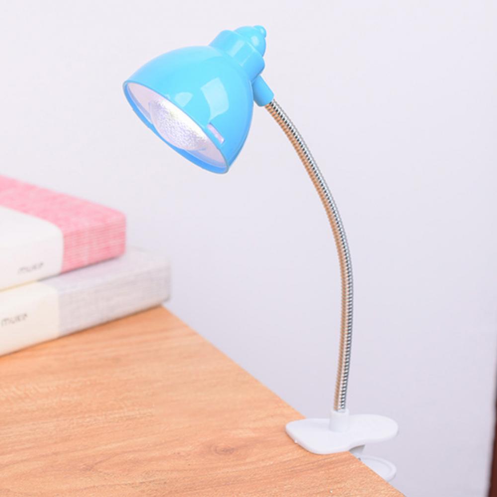Tischlampe in Bonbonfarben, Mini-Tischlampe zum Anklipsen, Schreibtischlampe, LED-Licht, verstellbares Buchlicht, Nacht-LED-Augenschutz, Leselampe