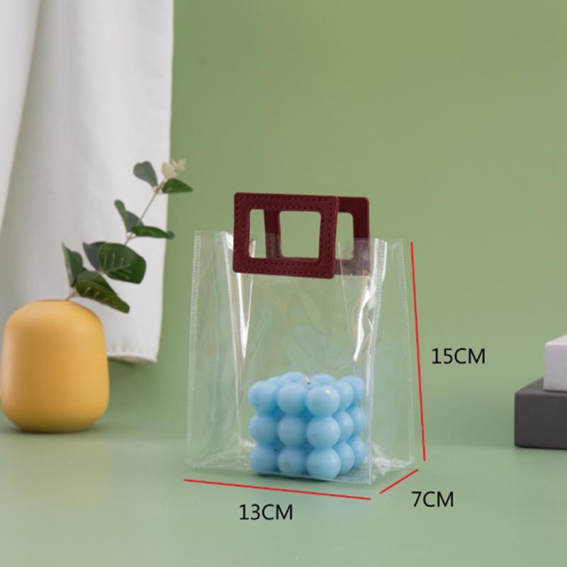 

Прозрачная сумка ПВХ сумка прозрачная сумка для покупок подарочная упаковка для свадьбы, дня рождения, вечеринки косметичка