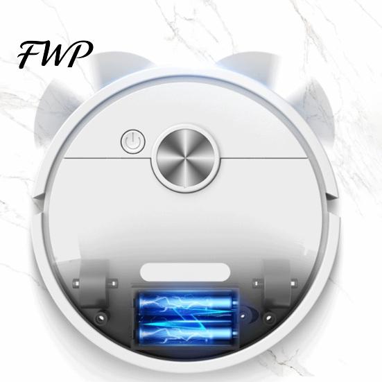 Wydajny Odkurzacz Robot do Czyszczenia Podłóg Samochodowych, Mini Robot Odkurzający, 3 w 1 Odkurzanie Mopowanie Robot Odkurzający, Usuwanie Sierści Zwierząt, Smukły, Bezprzewodowy, Samoczynnie Ładujący
