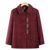 Spring Women's Coat Lapel Year-old Season Clothes Old Lady