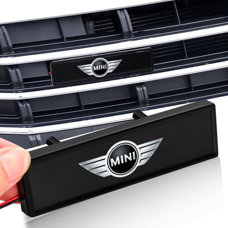 Autocolant Grilă Față Mașină Emblema Grilă Faruri R LINE Lumină LED Pentru Mini Cooper One S Clubman R50 R53 R56 R60 F55 F56 R57 R58 R59