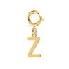 spring buckle Letter Charms Pendant initial charms pendant for Women Necklace earring Zircon keychain DIY accessories Wholesale