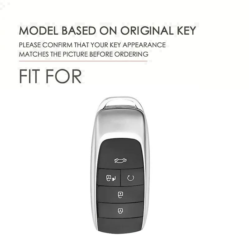 TPU Car Key Cover Smart Remote Control Fobs Case Protector Bag Keychain Holder Auto Accessories For GAC Trumpchi Aion S Y V iA5
