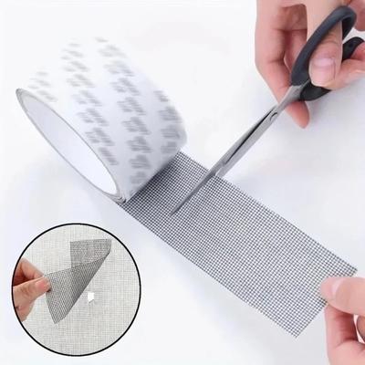 Fensterfliegengitter Reparaturtape Selbstklebendes Netz Tür Festes Patch Insektenschutznetz Lochfreies Anti-Mücken-Netz Lochreparatur