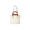 Gucci Bamboo Double G Logo Leather Tote Bag Women tote bags White 750396-UAAAY-9043