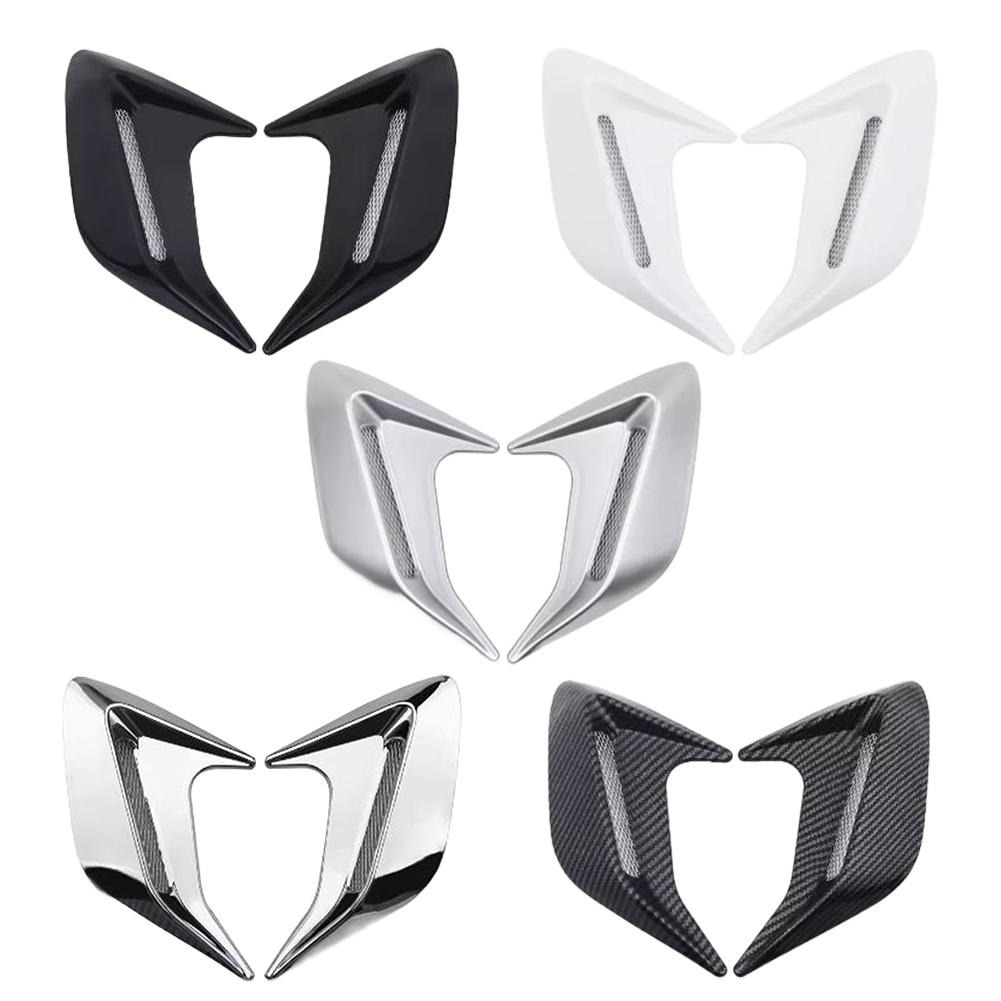Shark Gill Side Air Vent Decoration Stickers Modification Cover Grille Trim Decoration Sticker Car Accessories Ventilation K4D2