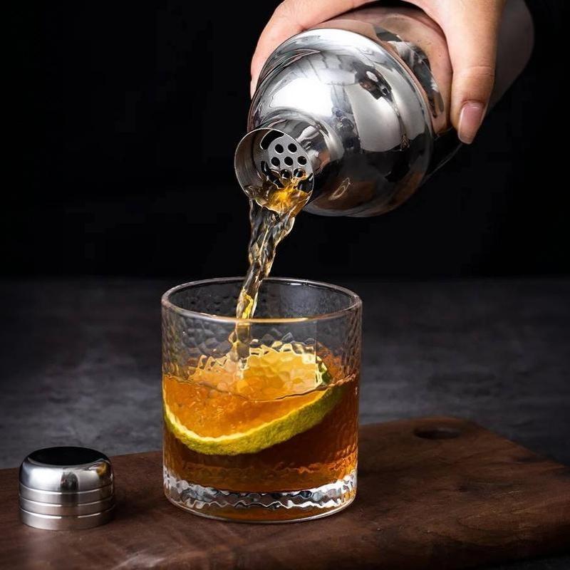 5/6 Peças Coqueteleira de Aço Inoxidável Ferramentas de Bartending Kit de Bartender Coqueteleira Martini Conjunto Misturador de Bebidas Com Bolsa de Armazenamento