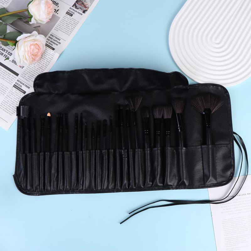 24Pcs Makeup Brush Sets Professional Cosmetics Brushes Eyebrow Powder Foundation Shadows Pinceaux Make Up Tools With Storage Bag