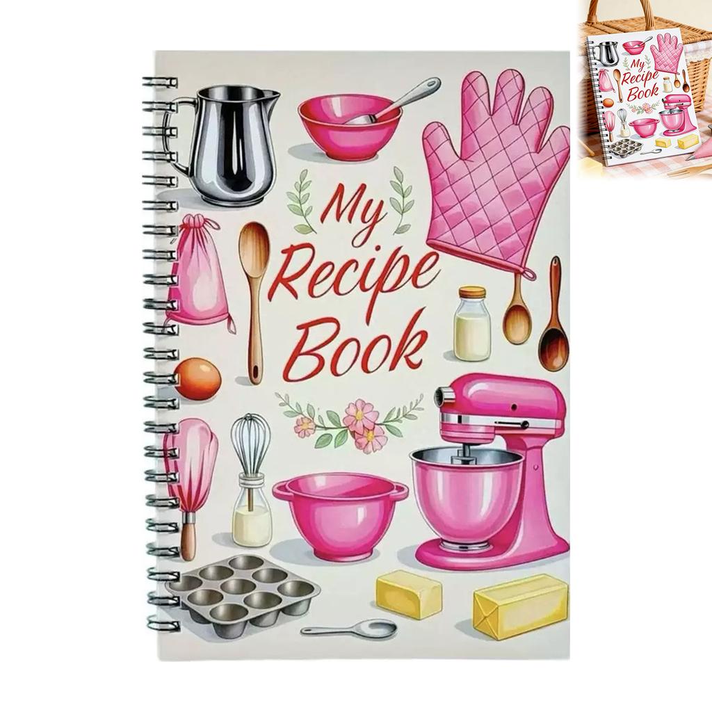 21x14cm Cartoon Recipe Notebook Durable And Fun Design Suitable For Cooking Lovers
