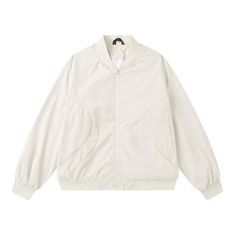 New Spring Couple s Single-layer Jacket, Men s and Women s Hooded Cardigan, Color-blocked Jacket, Fashionable, Simple and Versatile S