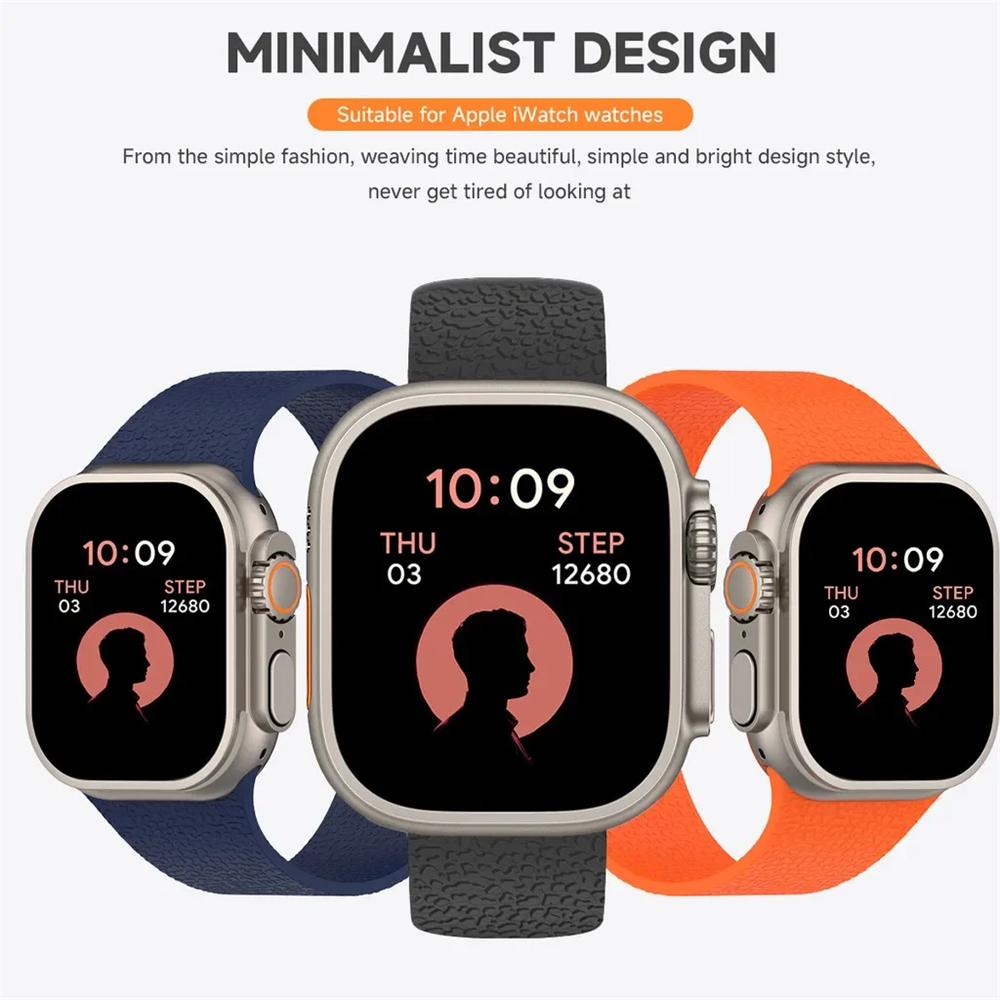 Luxury Magnetic Band For Apple Watch Strap S11 S10 49mm 44mm 45mm 46mm 42mm 40mm Silicone Bracelet iWatch Ultra 3 2 Series 10 9 8 SE