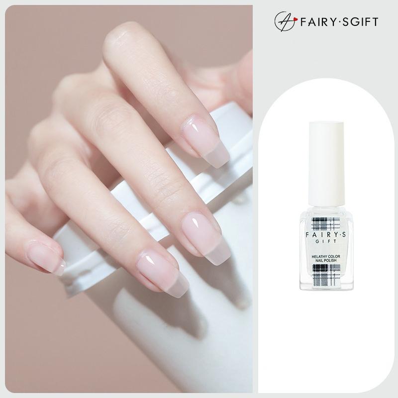 Nail Polish No Baking Long-lasting Non-peeling Quick-drying Nude Color Sequins Nail Polish