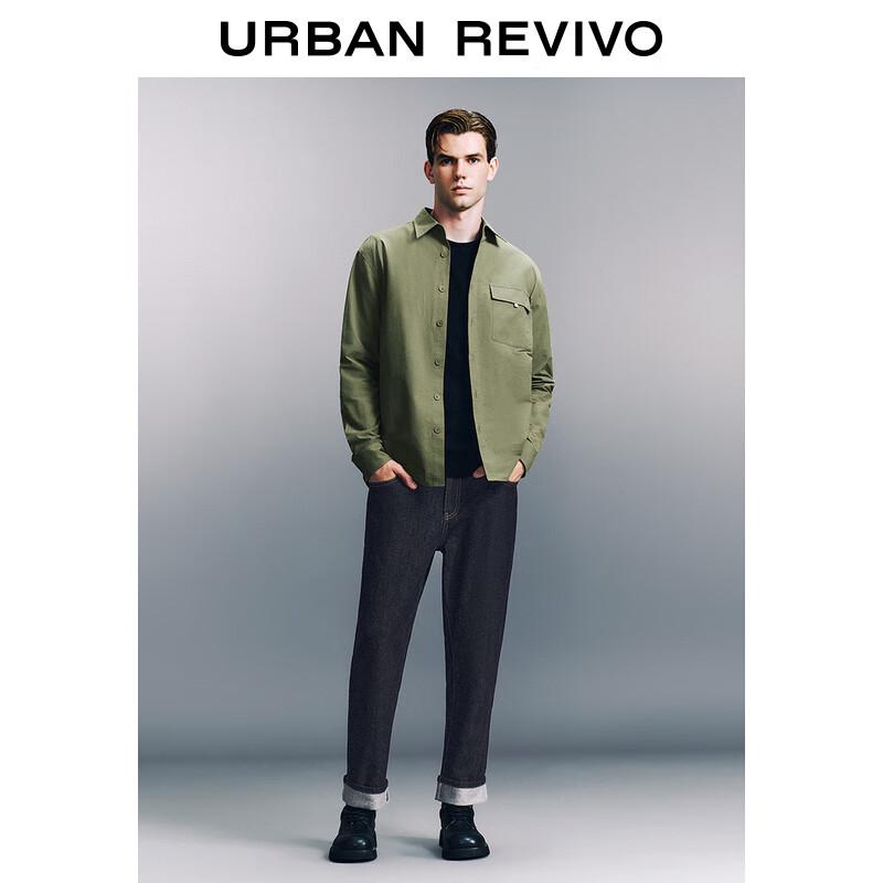 

UR 2025 Осень Мужские Джинсы из Денима в Ретро Стиле с Манжетами 29