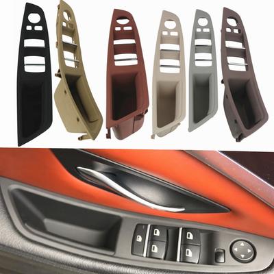 Para BMW Serie 5 F10 F11 Conducción por la izquierda LHD 2010-2016 Calidad Coche Interior Panel Manija Interior Puerta Cubierta Embellecedora