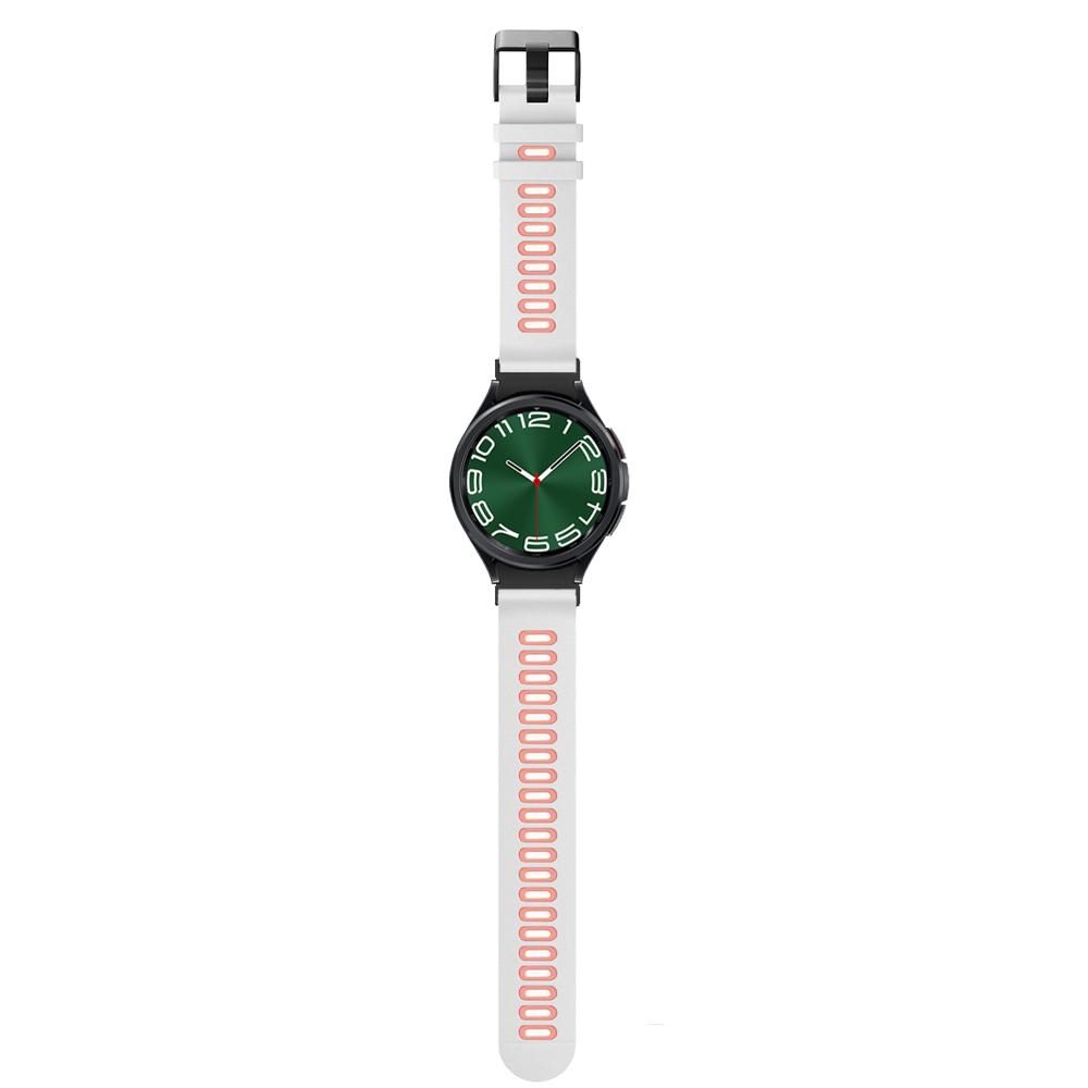Quick Fit Silicone Strap Correa for Samsung Galaxy Watch 4/6 Classic 47mm 43mm 4/5/6 40mm 44mm No Gaps Bracelet Watch Band