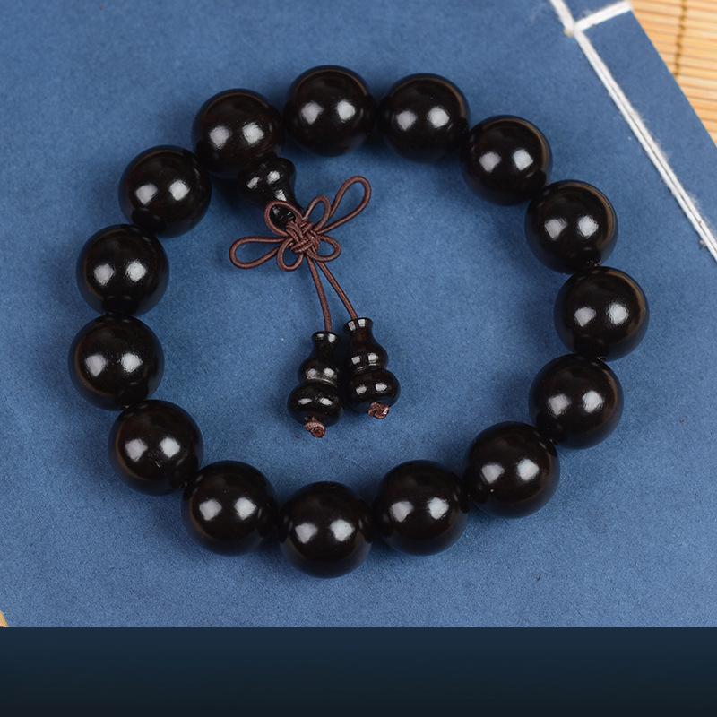 Red Light Sandalwood, Black Sandalwood, Ebony, Black Sandalwood, Buddha Beads, Wenwan Bracelet Sandalwood 108 Rosary Beads.