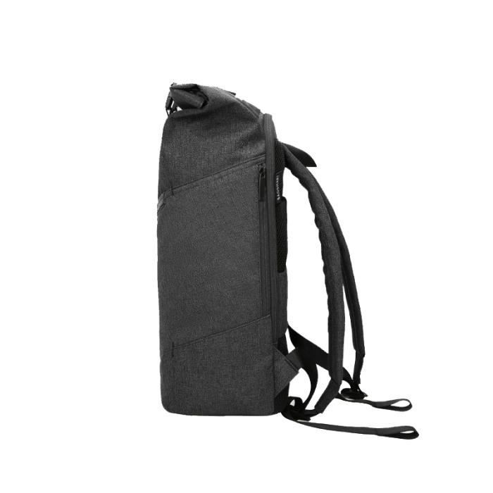 Sac à dos ordinateur - BAGSMART - Commuter Coursier - Compatible 15" - Gris foncé - Léger et résistant