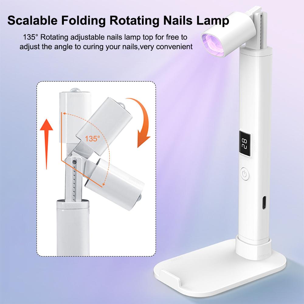 UV LED Nail Lamp Mini UV LED Nail Dryer Stand Lamp for Manicure Portable Nail Drying Lamp Professional Ultraviolet Nail Light