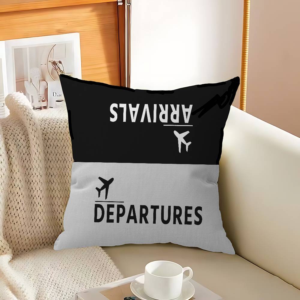 Pilot Captain Stripes Pillowcase Toon Gift Cushion Cover Bedroom Home Sofa Chair Seat Decor Pillow Case