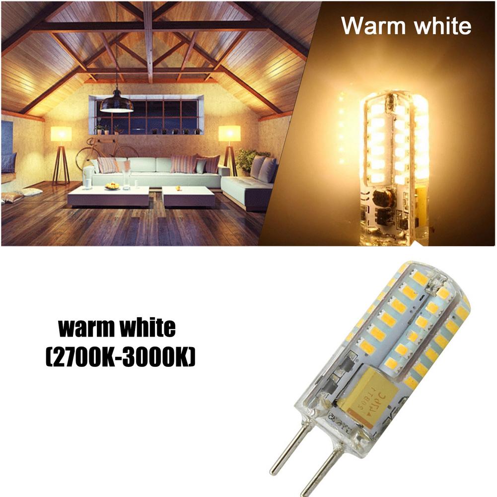 5pcs G4 LED Bulbs Warm White Cold White 3W AC/DC12V-24V GY6.35 Lamp Holder 3014 Lamp Beads Corn Lamp For Replace Halogen Lamp