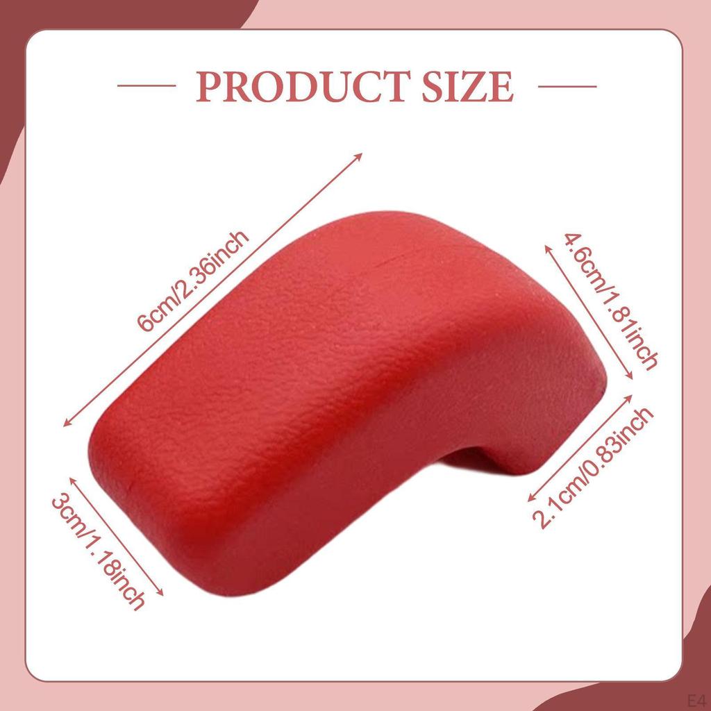 2 Pieces Tow Hook Covers Replacement Accessory Car TPU Quick Assembly Protection Suitable for Travel