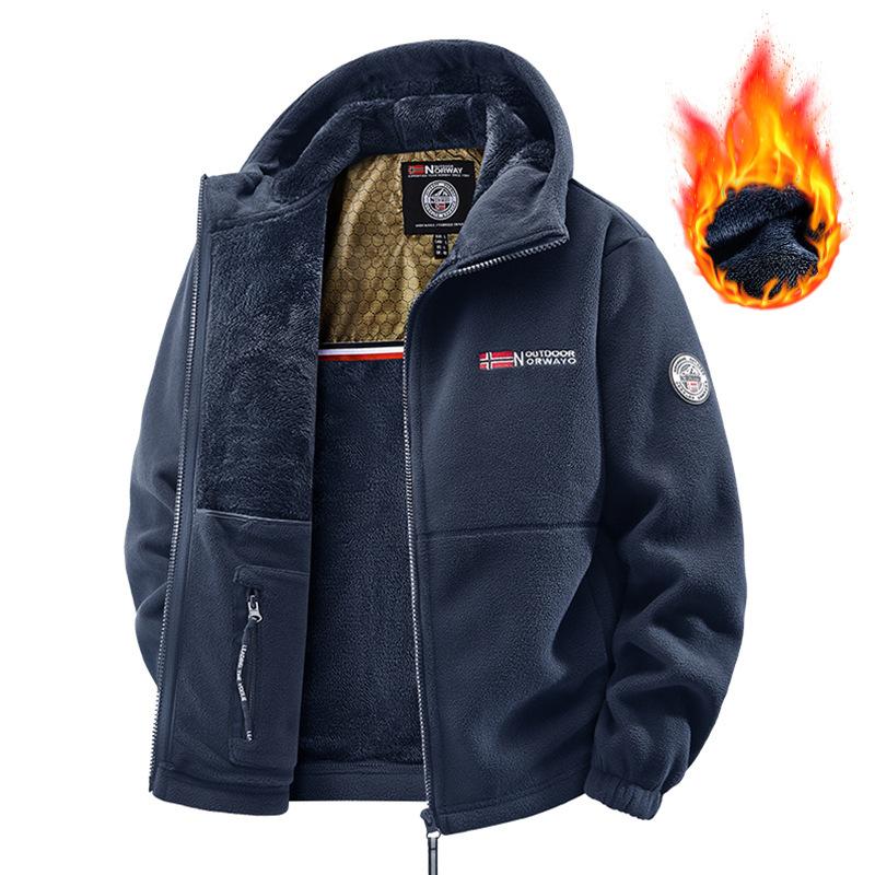 Men's Autumn and Winter Outdoor Hooded Jacket, Suitable for Daily Wear At Home, for Travel, Parties, Commuting, Outdoor Fashion Versatile