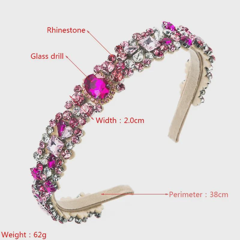 Bentiță Heming în stil baroc retro - Accesoriu de păr pentru spălare facială coreeană, celebrități de pe internet