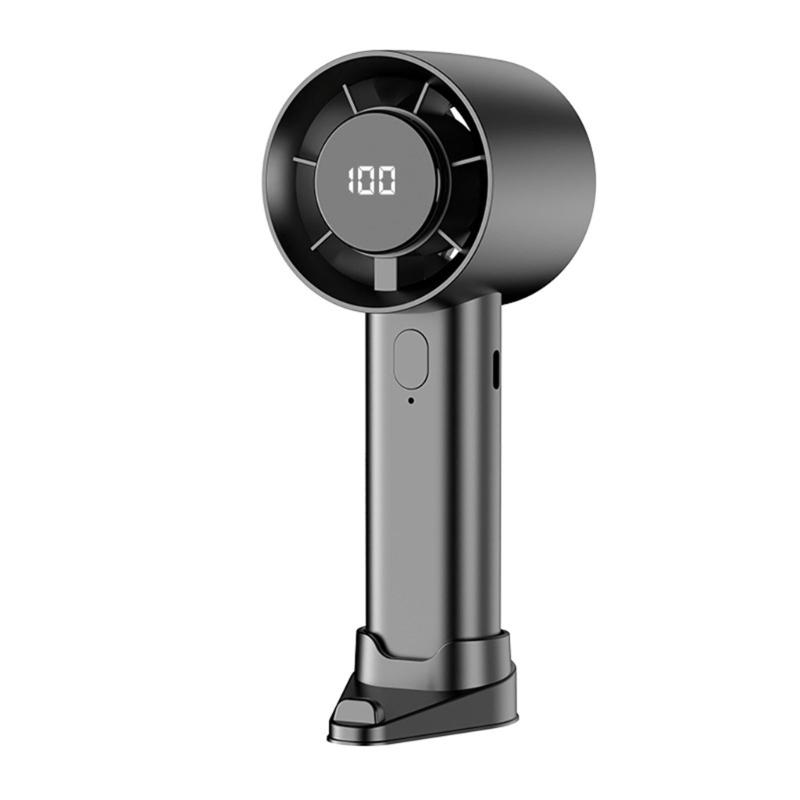Handheld Mini Fan USB Rechargeable 100 Speed Quiet Desk Fan Portable Cooling Fan for Indoor Outdoor Use Birthday Gift