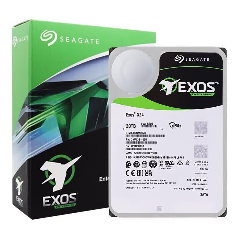 Seagate Exos X24 20TB Enterprise SATA HDD