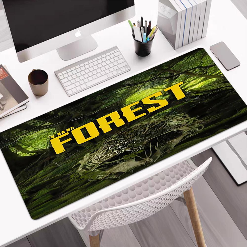 The Forest Theme Mouse Pad, Non Slip Rubber Base, Multifunctional Office & Home Decor, Perfect for Workspace Personalization.
