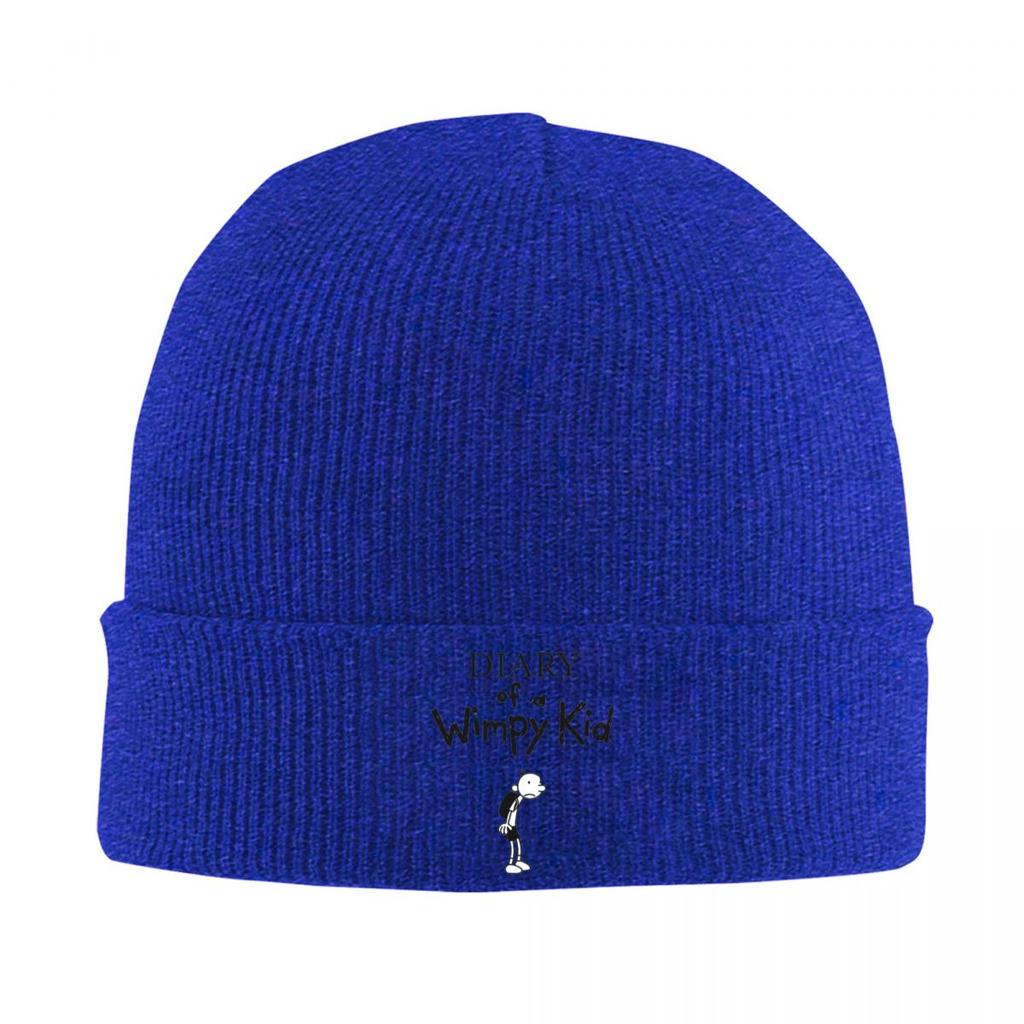 Diary Of A Wimpy Kid Warm Knitted Cap Fashion Bonnet Hat Autumn Winter Outdoor Beanies Hats for Men Women Adult