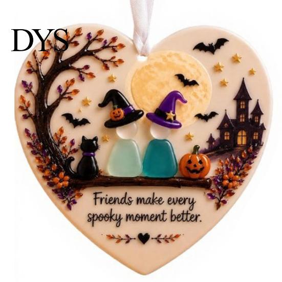 Sea Glass Heart Ornament Shape Friendship Hanging Ornament, Coastal Thoughtful Valentine Gift Beach Theme Decoration for Weddings Birthdays