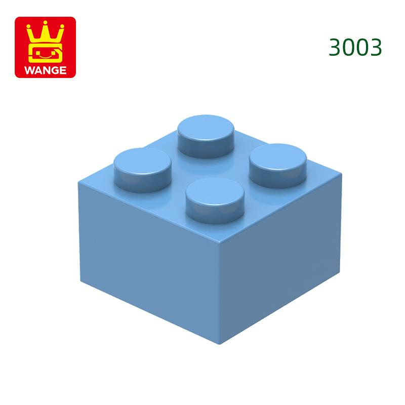 Non-Toxic 77Pcs/Lot 3003 2X2 High 4-Hole Building Blocks Moc Color Parts Compatible With Bricks Diy Children Toy Assembly Gift Box
